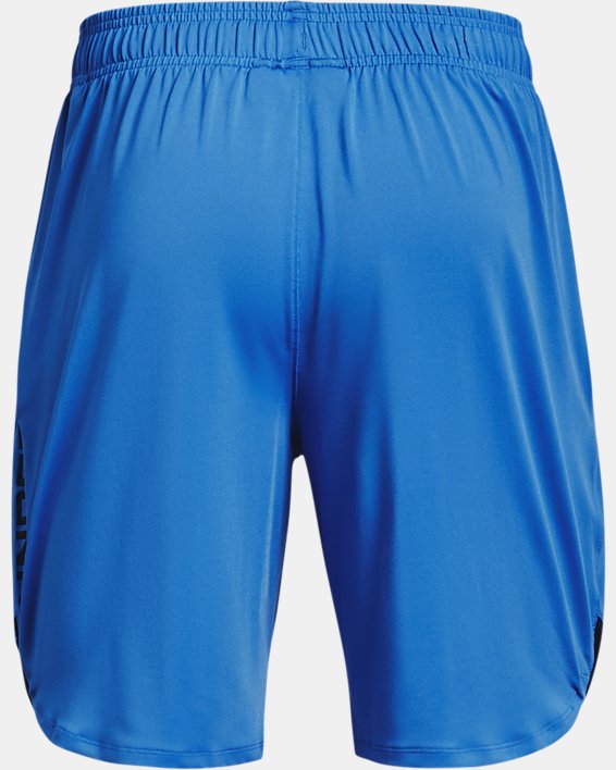 Men's UA Train Stretch Wordmark Shorts, Blue, pdpMainDesktop image number 6